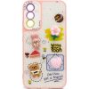 iLike Apple  iPhone 15 Pro Max EPOXY CARTOON COVER Pink