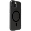 Evelatus Apple  iPhone 15 Clear Case With MagSafe and Camera Protection Transparent Black