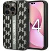 Karl Lagerfeld Apple  iPhone 14 Pro 6.1 Monogram Stripe Grey