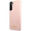 Guess   Samsung S22 Plus Silicone Metal Logo Case Pink