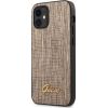 Guess Apple  iPhone 12 mini 5.4'' Lizard Cover Gold