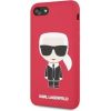 Karl Lagerfeld Apple  Full Body Silicone Case for iPhone 7/8/SE2020 Red