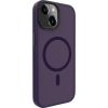 Evelatus Apple  iPhone 15 Hybird Case With Magsafe PC+TPU Deep Purple