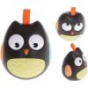 Rotaļlieta OWL Rolly-Polly KIK-5985/1 black