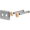 Carlo Poletti dubultais sienas pieslēgkomplekts 1/2`, d16, L-120mm (int.50mm), balts