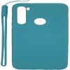 Evelatus Xiaomi  Xiaomi Redmi Note 8 / Redmi Note 8 2021 Soft Touch Silicone Case with Strap Blue