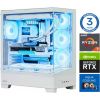 INTOP AQUA Ryzen 7 9700X 32GB DDR5 1TB SSD M.2 NVME RTX4060Ti 8GB no-OS