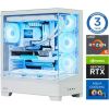 INTOP AQUA Ryzen 5 9600X 64GB DDR5 1TB SSD M.2 NVME RTX4060Ti 8GB no-OS