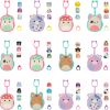 SQUISHMALLOWS CLIP-A-LONGS 3 figūriņas necaurspīdīgā iepakojumā, 2,5 cm