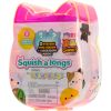 SQUISHMALLOWS SQUISH-A-LONGS figūriņas, 2-paka necaurspīdīgā iepakojumā, 2,5 cm