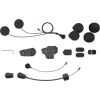 Sena SPIDER-ST1-A01 Mounting kit for intercom with built-in microphones and loudspeakers Black