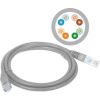 Alantec KKU5SZA3 networking cable Grey 3 m Cat5e U/UTP (UTP)