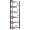 Plaukts HECTOR 60x28xH187cm, osis/melns