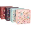 Gift bag BOXY M, 21x21x10cm, mix