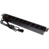 A-lan Alantec PZ010 power extension 1.8 m 9 AC outlet(s) Indoor Black