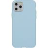 Mocco Soft Cream Silicone Back Case Aizmugurējais Silikona Apvalks Priekš Apple iPhone 12 / 12 Pro Zils