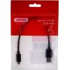 UNITEK CABLE USB-C - USB-A 3.1,M/M,0.25M, Y-C490BK