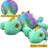 Leantoys Pluszowa Maskotka Przytulanka Kameleon Kolorowy 45cm