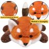 Leantoys Pluszowa Maskotka Przytulanka Lisek Z Obciążonymi Łapkami 30cm