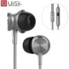 UiiSii GT500 Metal Hi-Fi Universālas Austiņas ar Mikrofonu un Pulti / 3.5mm / Sudraba