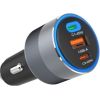 Forcell   FORCELL F-ENERGY Alu car charger 2 x Type C + USB A PD QC4.0 SFC 2.0 4,5A 65W gray
