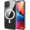 iLike Apple  CLEAR MAG COVER case with camera protection compatible with MagSafe for IPHONE 16 Pro Max transparent