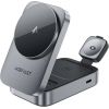 Acefast   E22 Desktop 3-in-1 Wireless Chargingholder Metal Grey