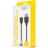Setty USB kabelis 1m 2A micro USB melns R