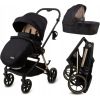 Kinder Kraft WÓZEK GŁĘBOKO-SPACEROWY VELMONT BLACK/BEIGE 5906601700552