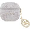 Guess -  Guess 4G Strass Charm do AirPods 4 Pink