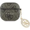 Guess -  Etui Guess 4G Strass Charm do AirPods 4 Brown