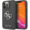 Guess Apple  iPhone 13 Pro hardcase Saffiano 4G Metal Logo Black
