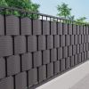 Лента для забора TENAX FLEXI 2,05x0,19 м (1000 г/м2) Темно-серый + 2 шт. концевые зажимы