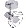 Activejet GIZEL single ceiling wall lamp chrome E14 spotlight for living room