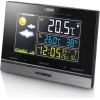 HYUNDAI WS2303 meteoroloģiskā stacija LCD krāsu displejs ar laiku, temperatūru, datumu, laika prognozi, modinātāju (1LM)