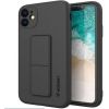 Wozinsky Apple  iPhone 12 Pro Max silicone case with stand Black