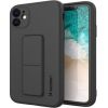 Wozinsky -  iPhone 12 silicone case with stand Kickstand Case Black
