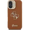Guess PU Grained 4G Logo Stand Camera Frame Case Aizsargapvalks priekš Apple iPhone 16