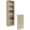 Top E Shop Topeshop R50 SON Z BIURKIEM computer desk Oak colour