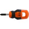 Stubby slotted screwdriver BahcoFit 6,0x1,2x25mm