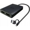 Adapter AV I-TEC i-tec USB-A/USB-C Dual 4K DP Video Adapter