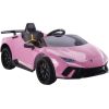 Lean Cars Electric Ride On Car Lamborghini Huracan Pink