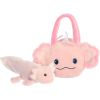 AURORA Fancy Pals мягкая игрушка аксолотль в сумке, 20 см