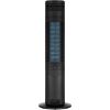 Midea Cooling tower fan, 45W, Ion purifying, 2 ice-box, 4l water tank,  3 wind modes: Normal/Sleep/Eco, 3 speeds,  Air flow 300m3/h, 7h timer, Auto swing blades 60, Remote control, Power off memory, black color, 1000x310x310 mm