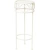 Ziedu statīvs SANDY D20xH50cm, antīki balts
