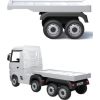Lean Cars White Mercedes Scania Actros HL358 battery semi-trailer
