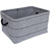 Grozs MAX FELT-1, 44x32xH24cm, gaiši pelēks filcs