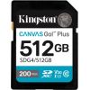 Kingston Technology Canvas Go! Plus 512GB SDXC Canvas Go Plus Gen4 200MB/s C10 UHS-I U3 V30