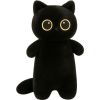 Leantoys Pluszowa Maskotka Przytulanka Kot Czarny Duże Oczy 65cm