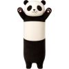 Leantoys Pluszowa Maskotka Panda Poduszka Podłużna Wałek Biało Czarna 70cm